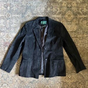 Danier Black Suede Jacket